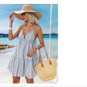 Striped Sundress cotton